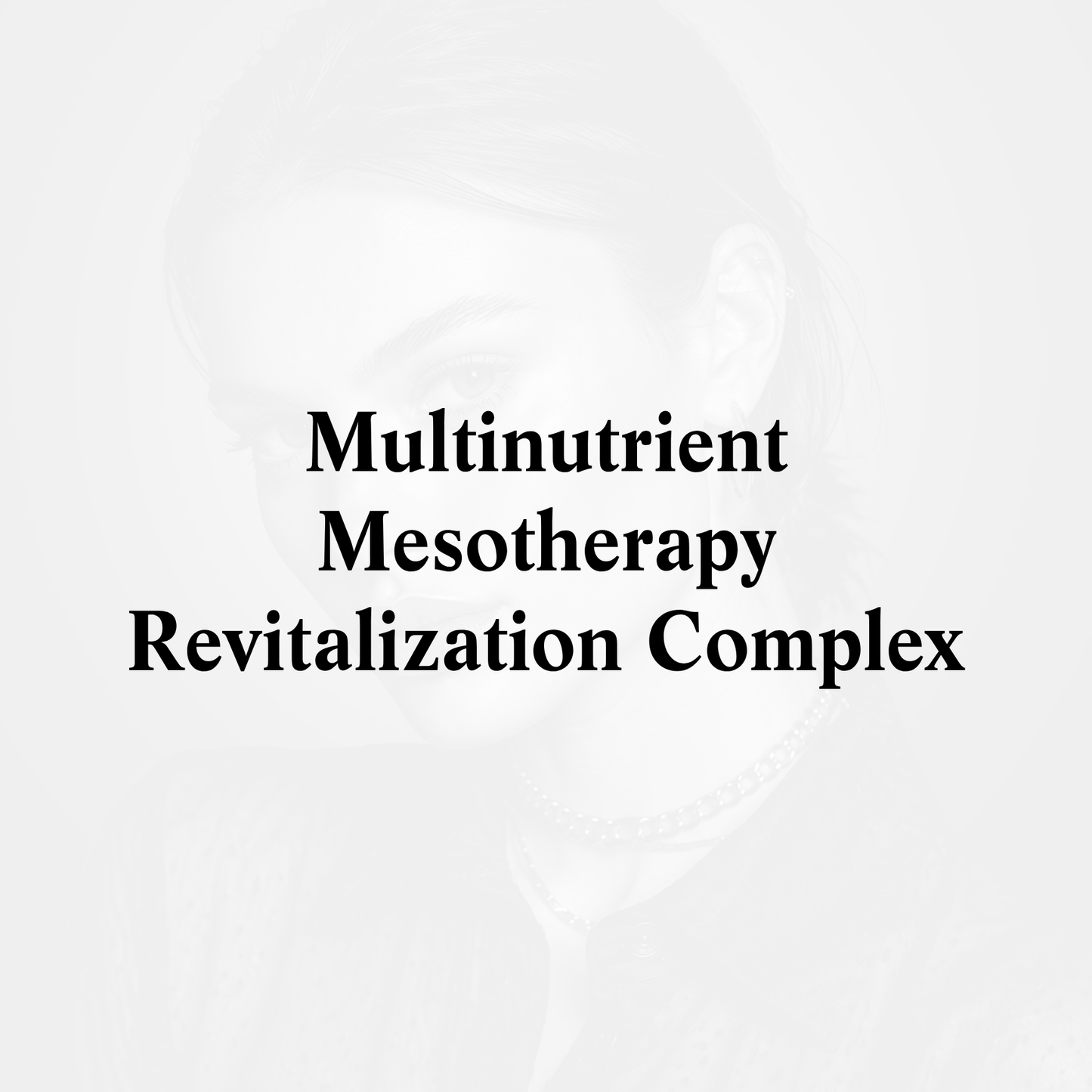 Multinutrient Mesotherapy Revitalization Complex - ROVOCCI