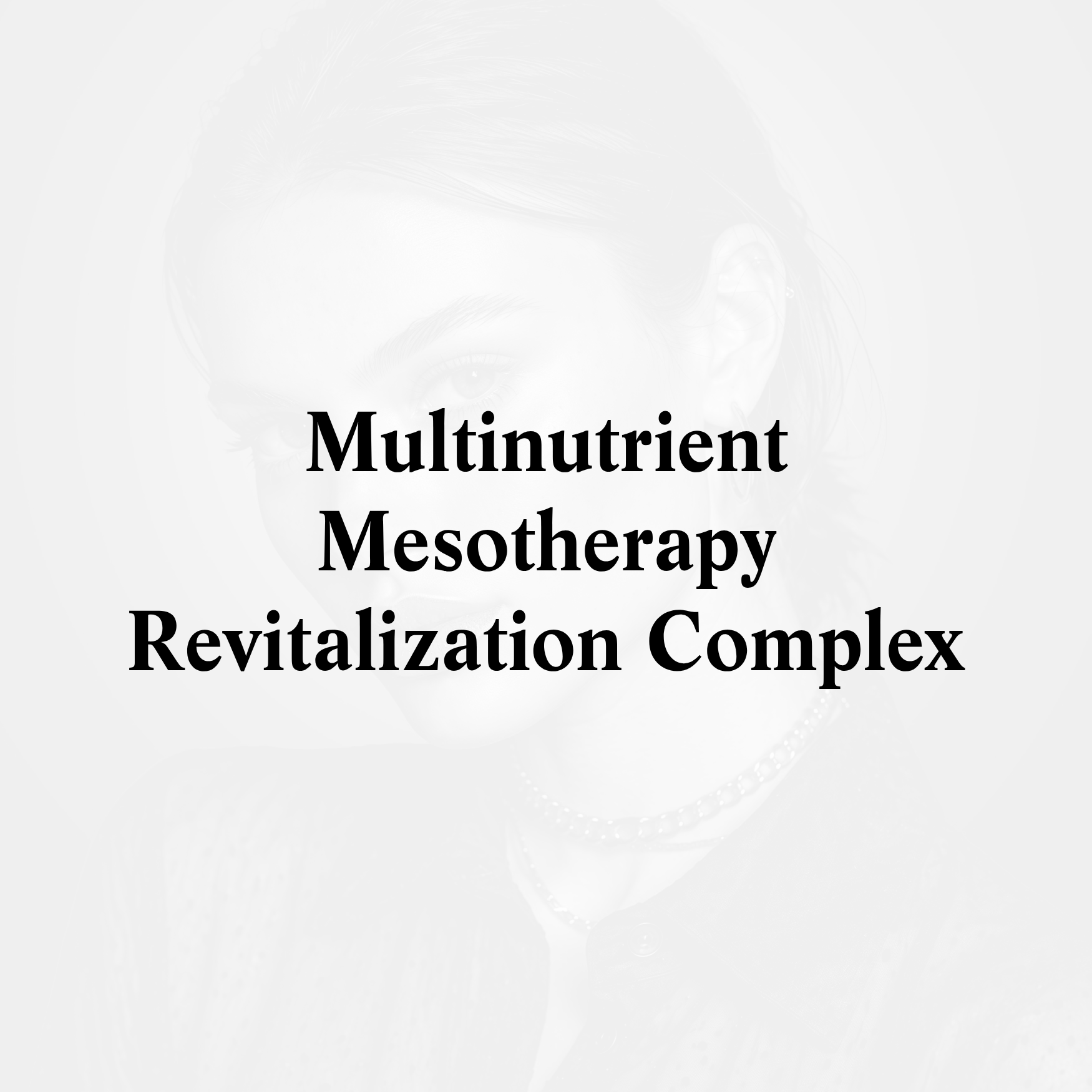Multinutrient Mesotherapy Revitalization Complex - ROVOCCI